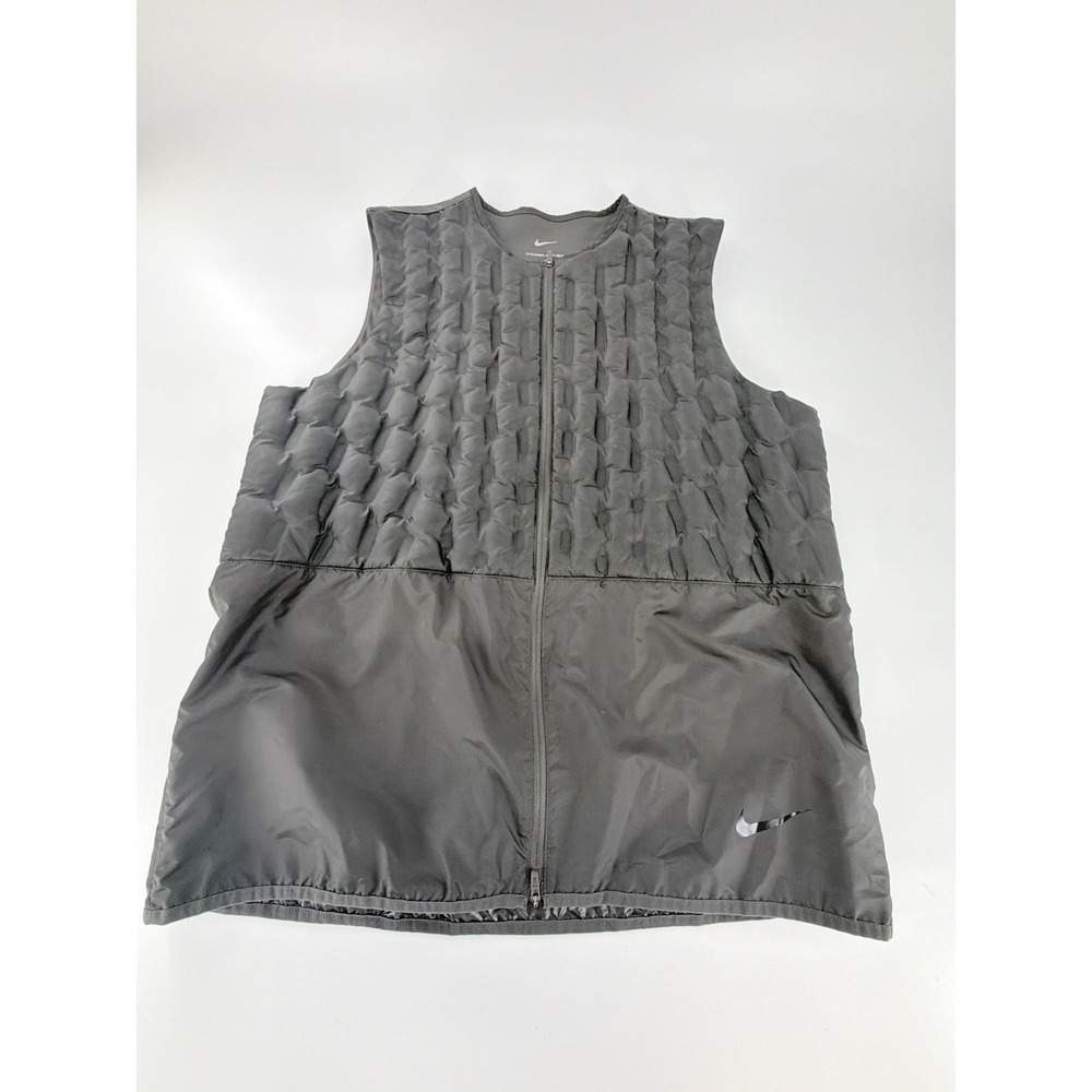 Nike Therma-Fit ADV Grey Running Division Vest FJ9533-010 Men's Size Large L New